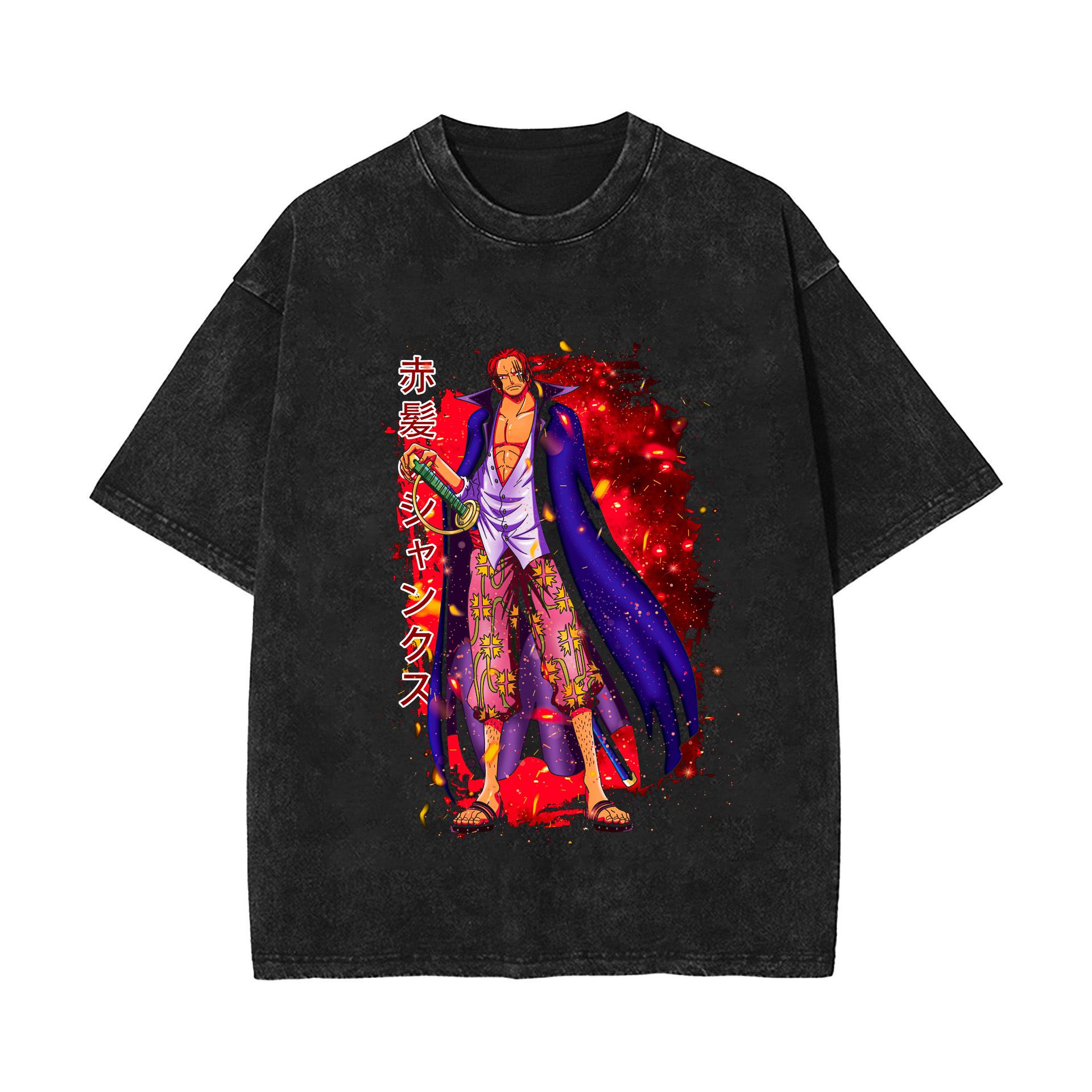 Anime Merchandise T-Shirts - Men's One Piece Anime Merchandise T