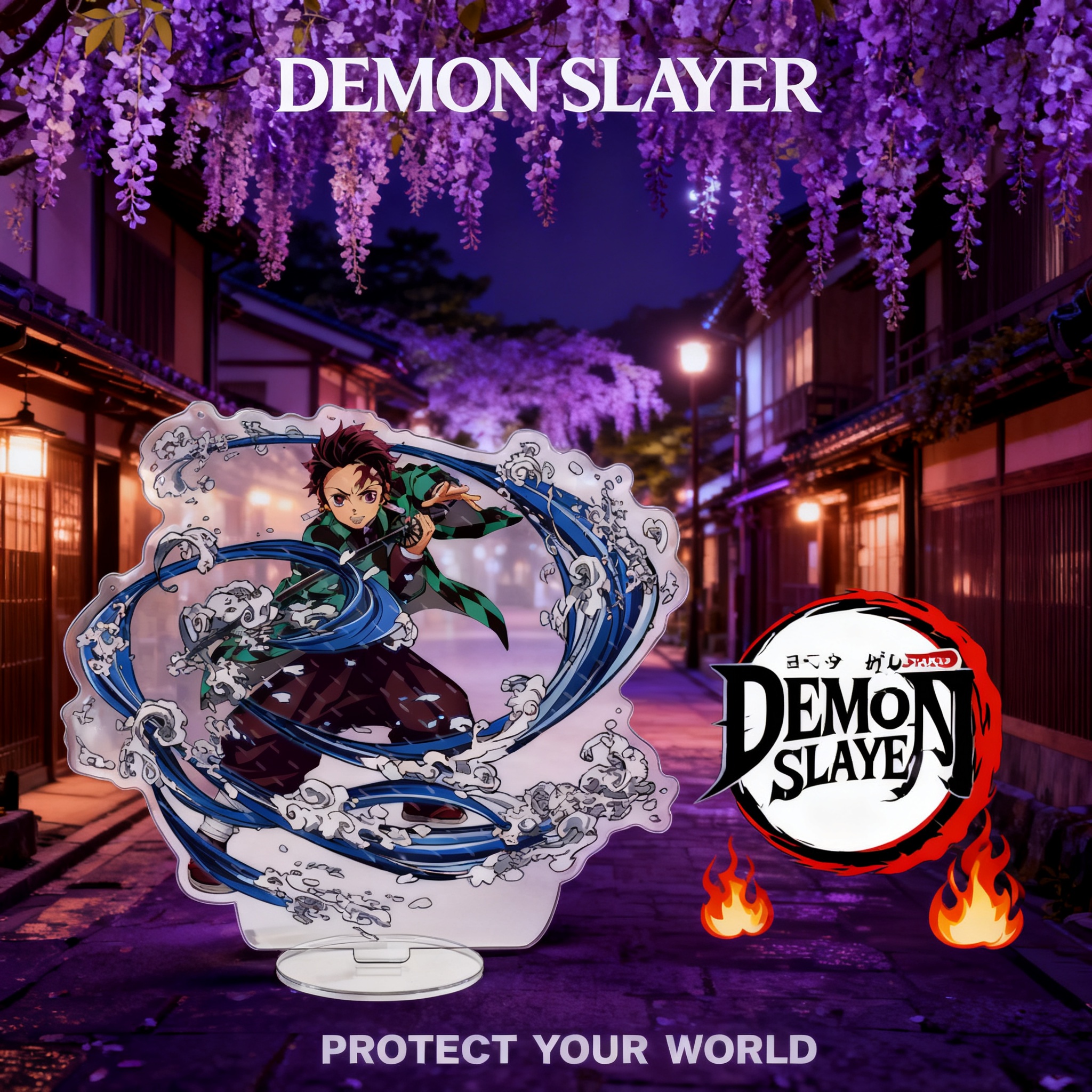 Anime Merchandise Demon Slayer - Demon Slayer Anime Acrylic Stand Tanjiro