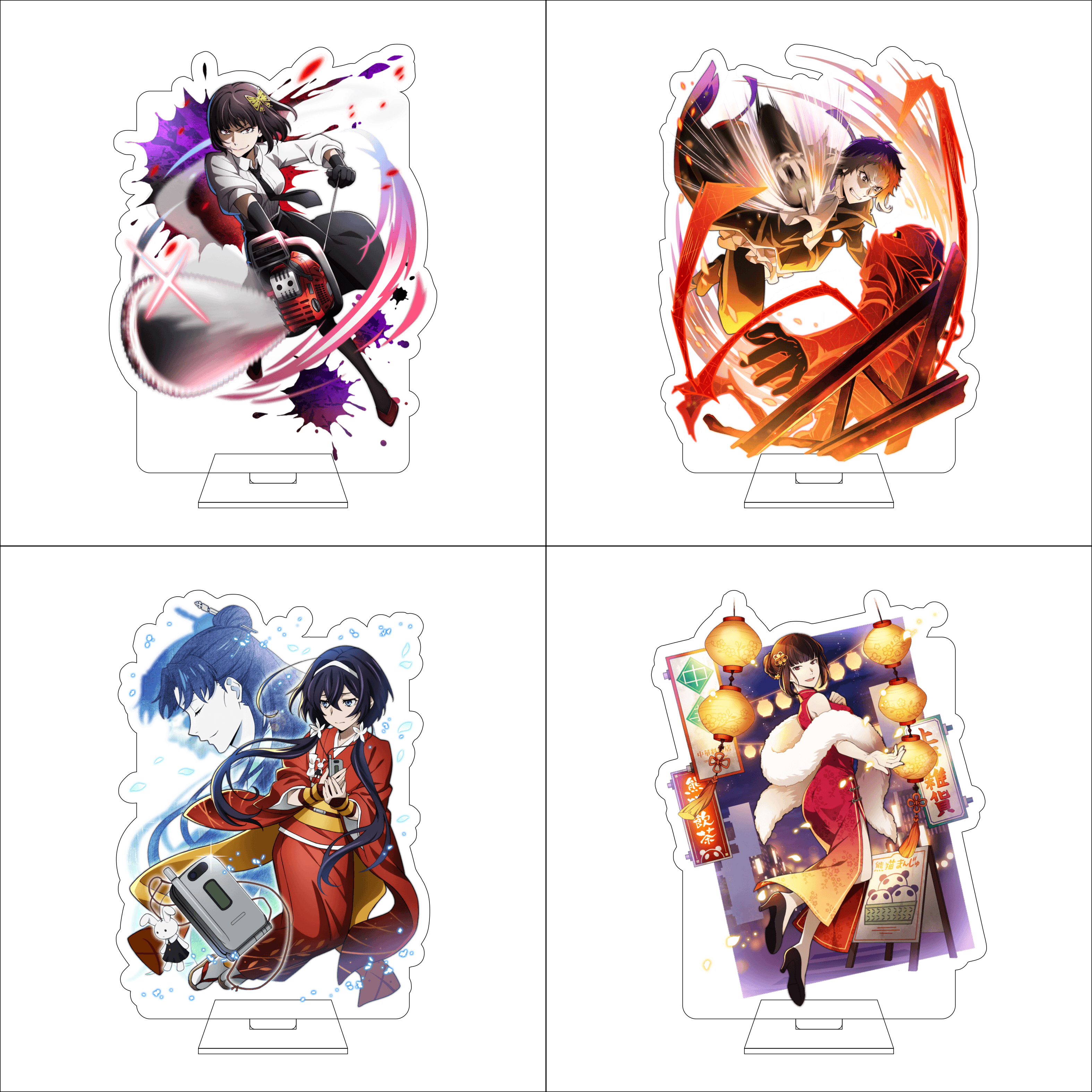 Acrylic Stand Figure - 16CM Anime Bungo Stray Dogs Cosplay