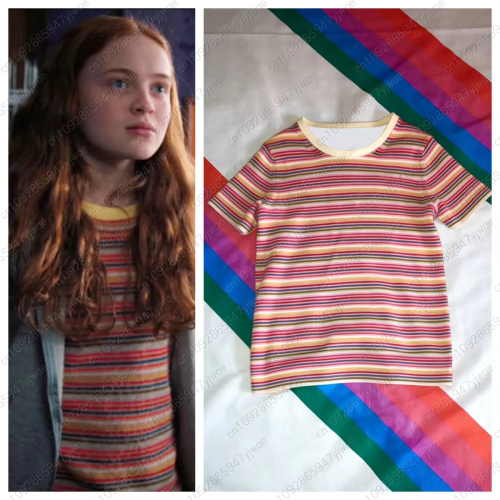 Anime Merchandise For Women - 2026 Max Mayfield Cosplay Costume Rainbow