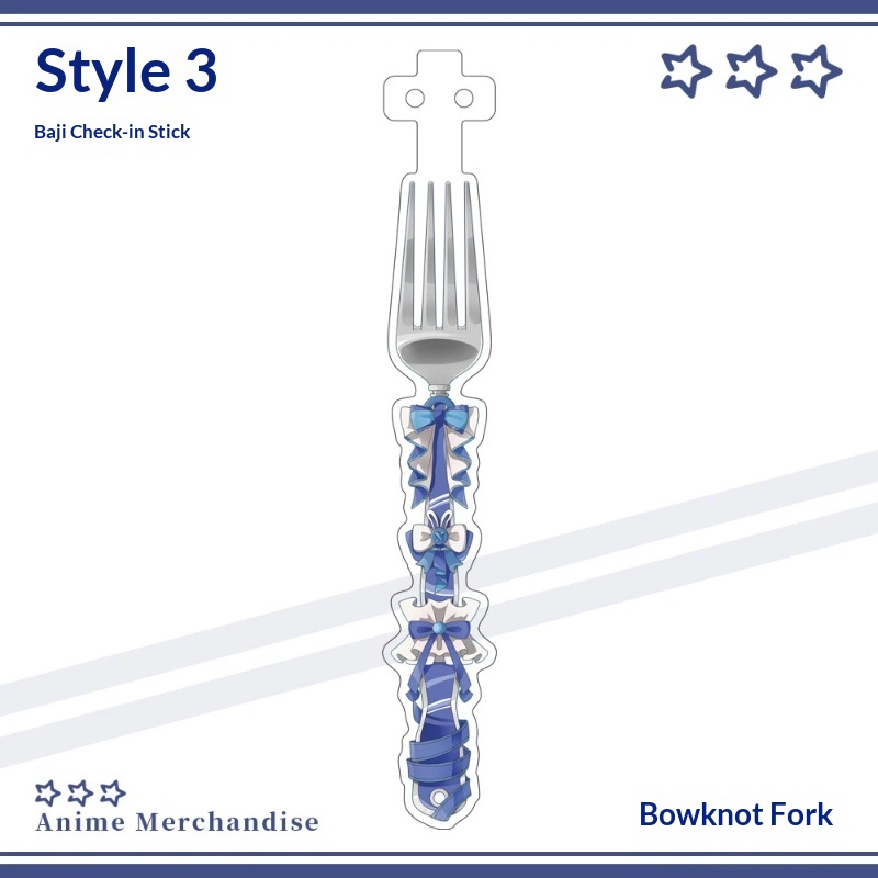 Anime Acrylic Bowknot Fork Sha – Anime Merchandise China recenzja i cena