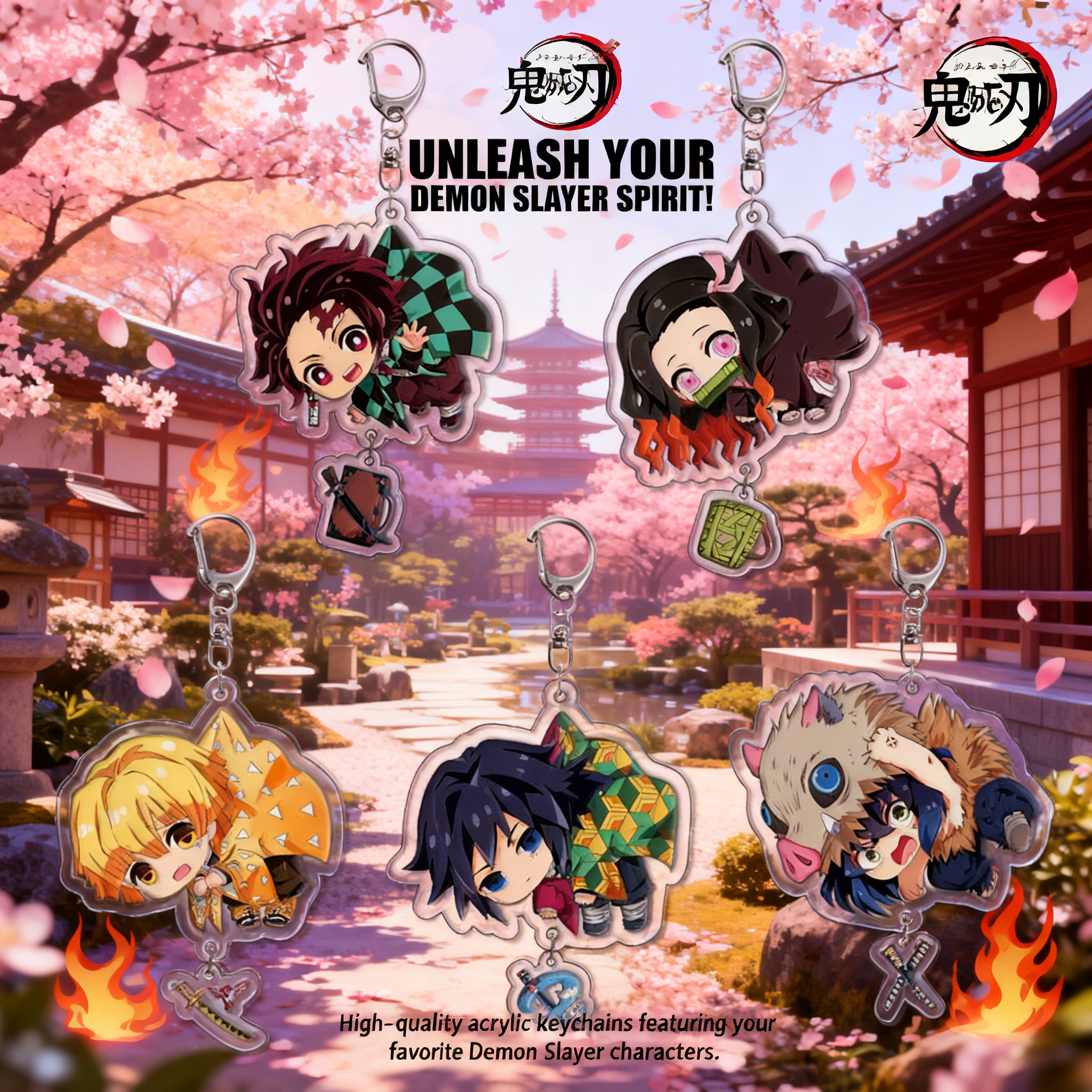 Demon Slayer Kimetsu no Yaiba  – Anime Merchandise Keychain recenzja i cena