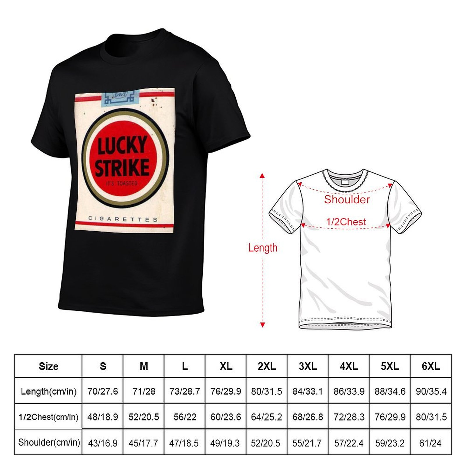 BEST SELLER Lucky Strike Merch – Anime Merchandise T-Shirts recenzja i cena