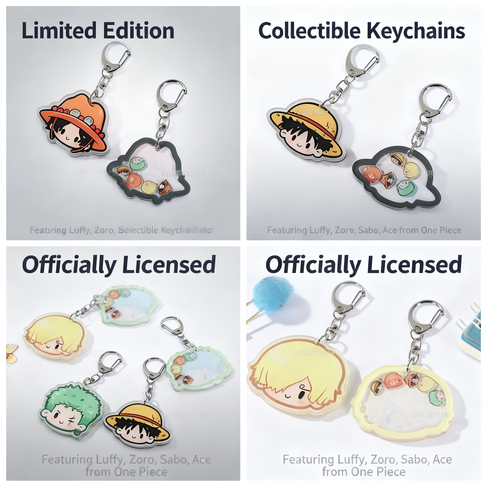 One Piece Monkey D Luffy Kawai – Anime Merchandise Keychain recenzja i cena