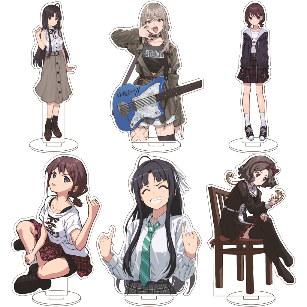 16CM Anime GIRLS BAND CRY Nina – Acrylic Stand Figure recenzja i cena