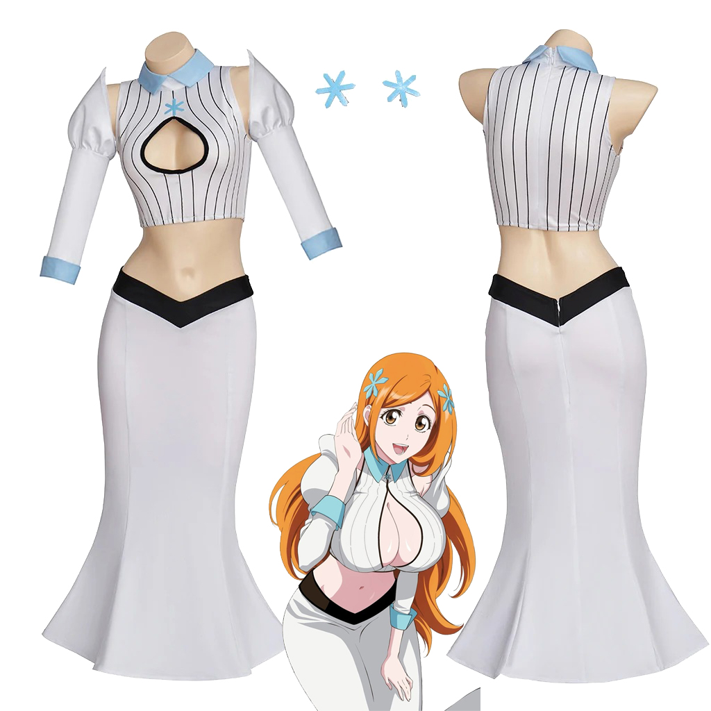 Anime Bleach Orihime Inoue Cos – Anime Merchandise For Women recenzja i cena