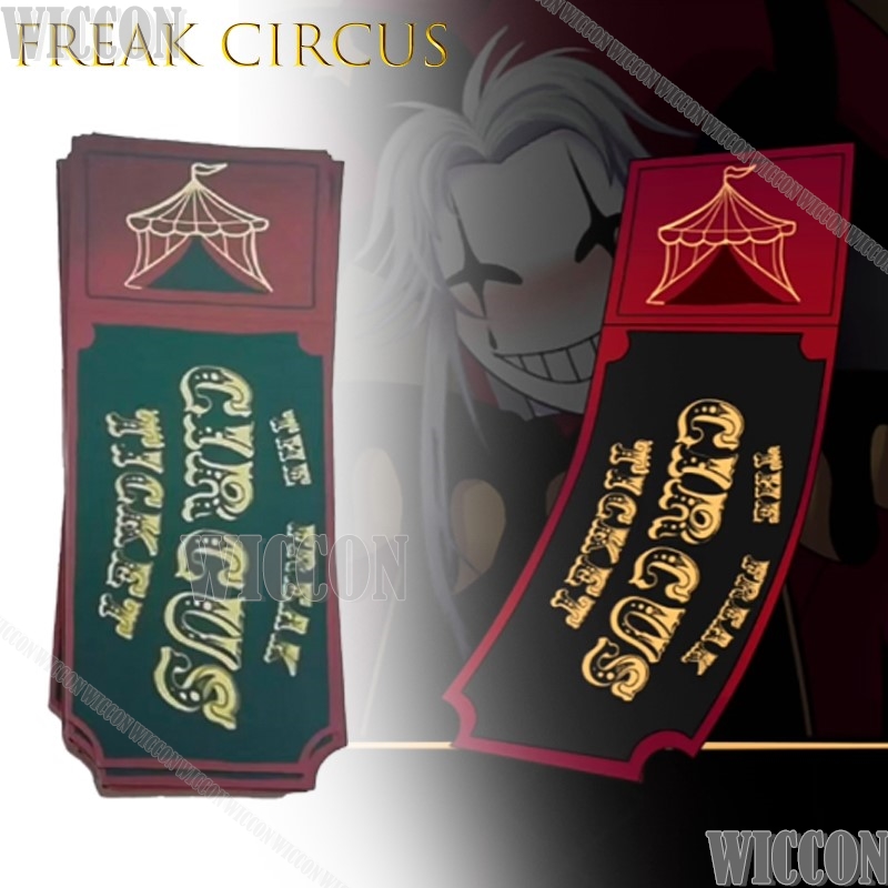 Freak Circus Ticket Card Red G – Anime Merchandise For Women recenzja i cena