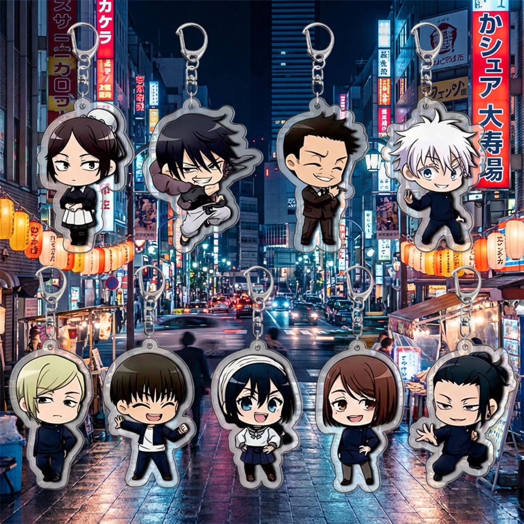 Jujutsu Kaisen Acrylic Keychai – Anime Merchandise Keychain recenzja i cena