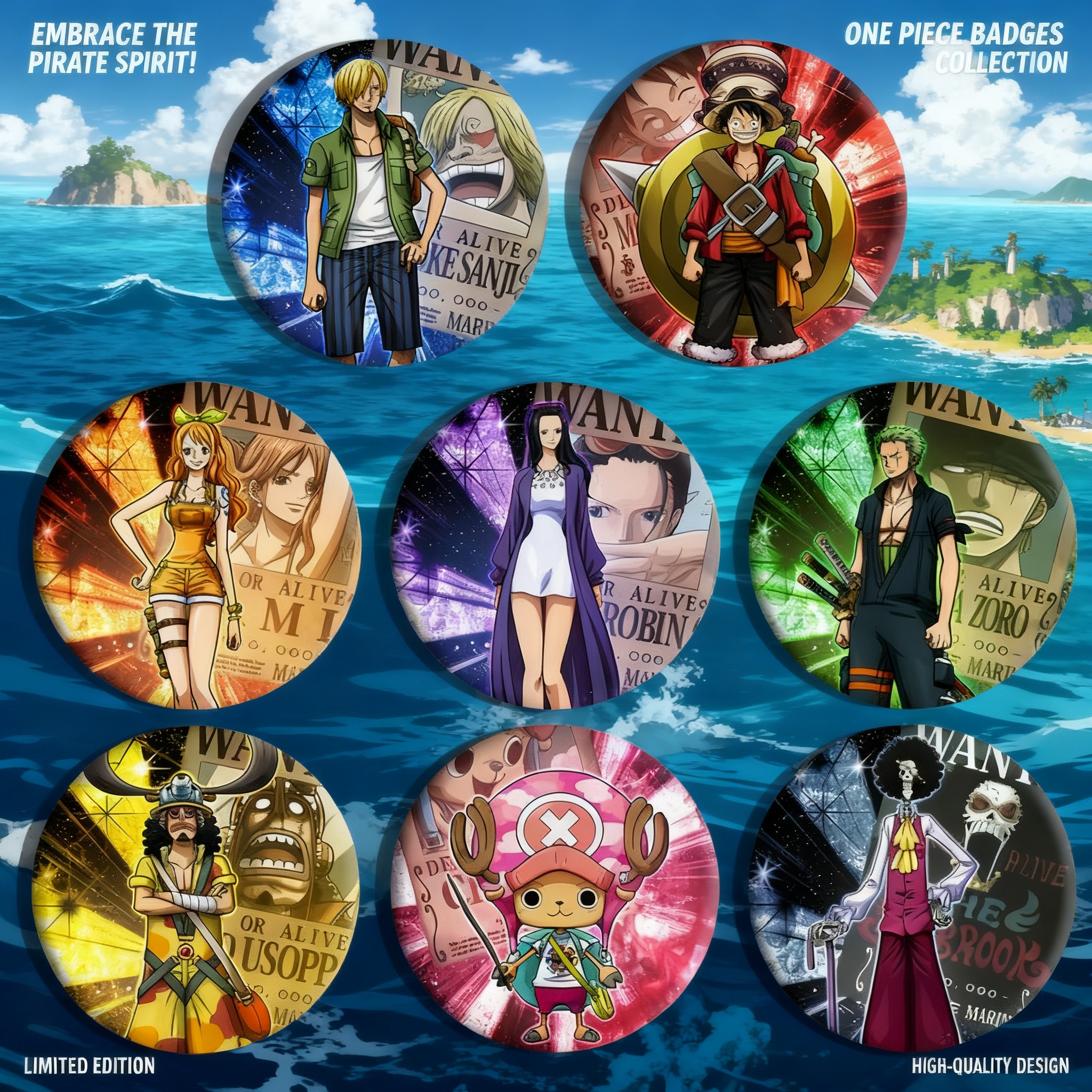 One Piece Luffy Zoro Sanji Ani – Luffy Anime Merchandise recenzja i cena