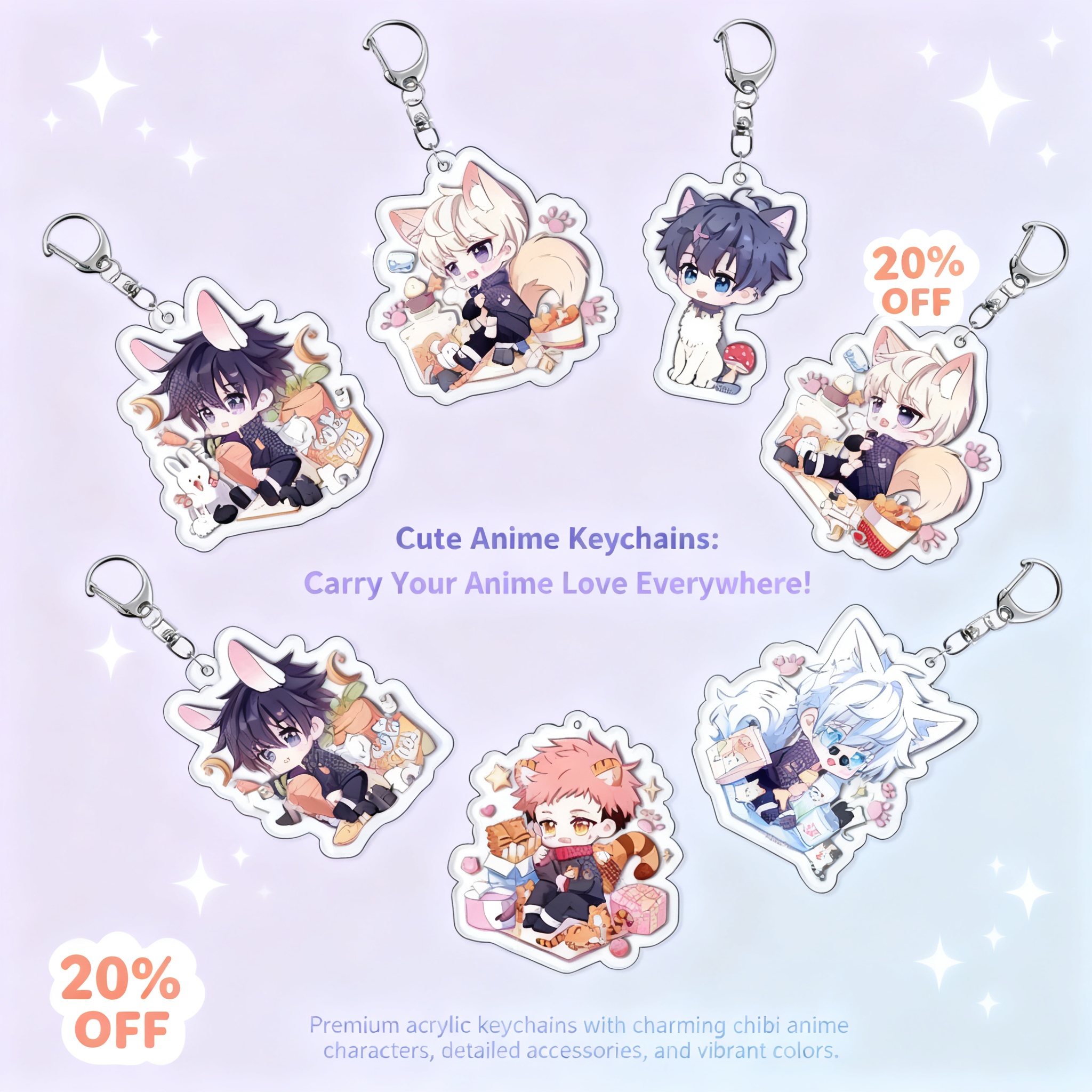 Anime Keychain Jujutsu Kaisen  – Anime Merchandise Keychain recenzja i cena