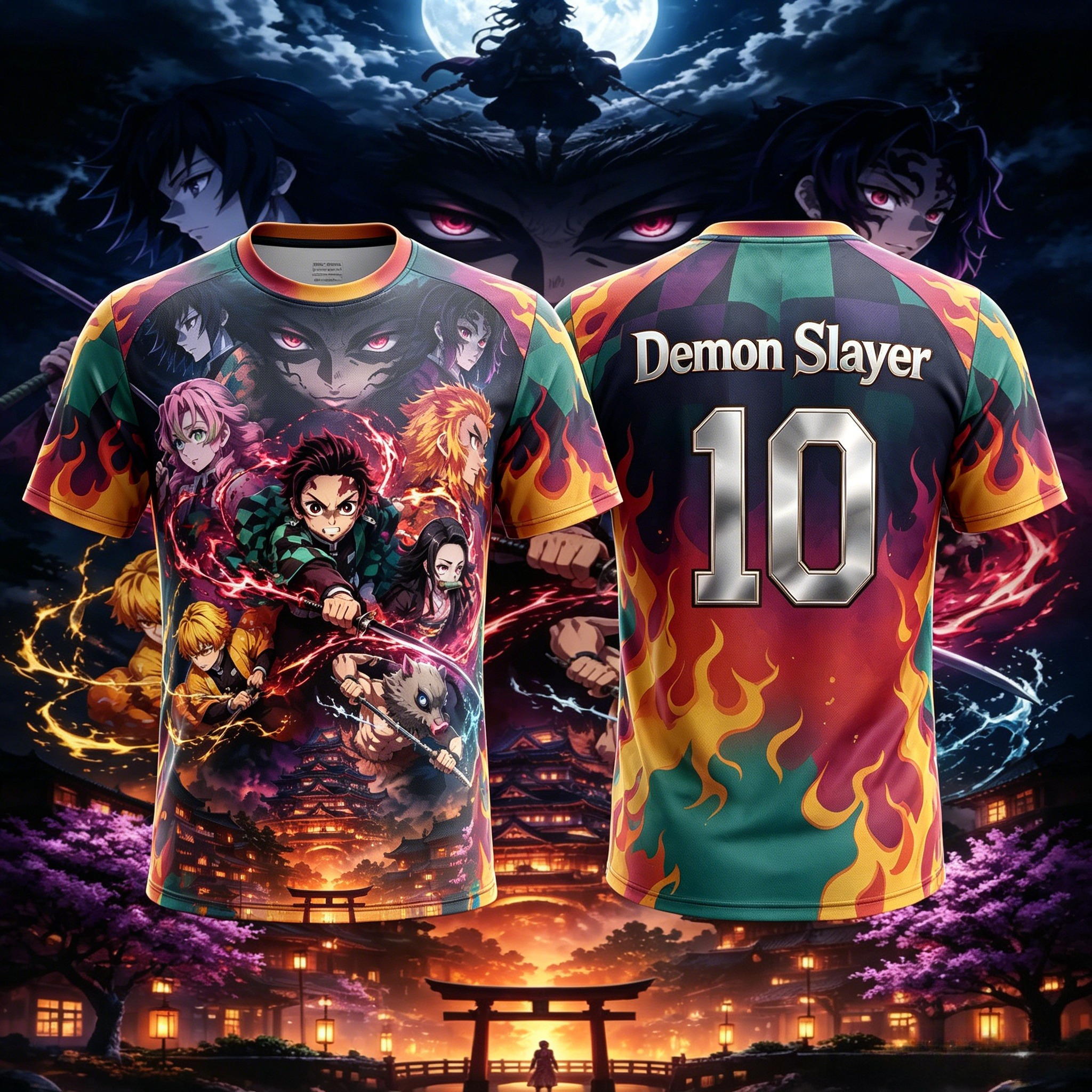 2026 Summer New Adult Men's De – Anime Merchandise Demon Slayer recenzja i cena