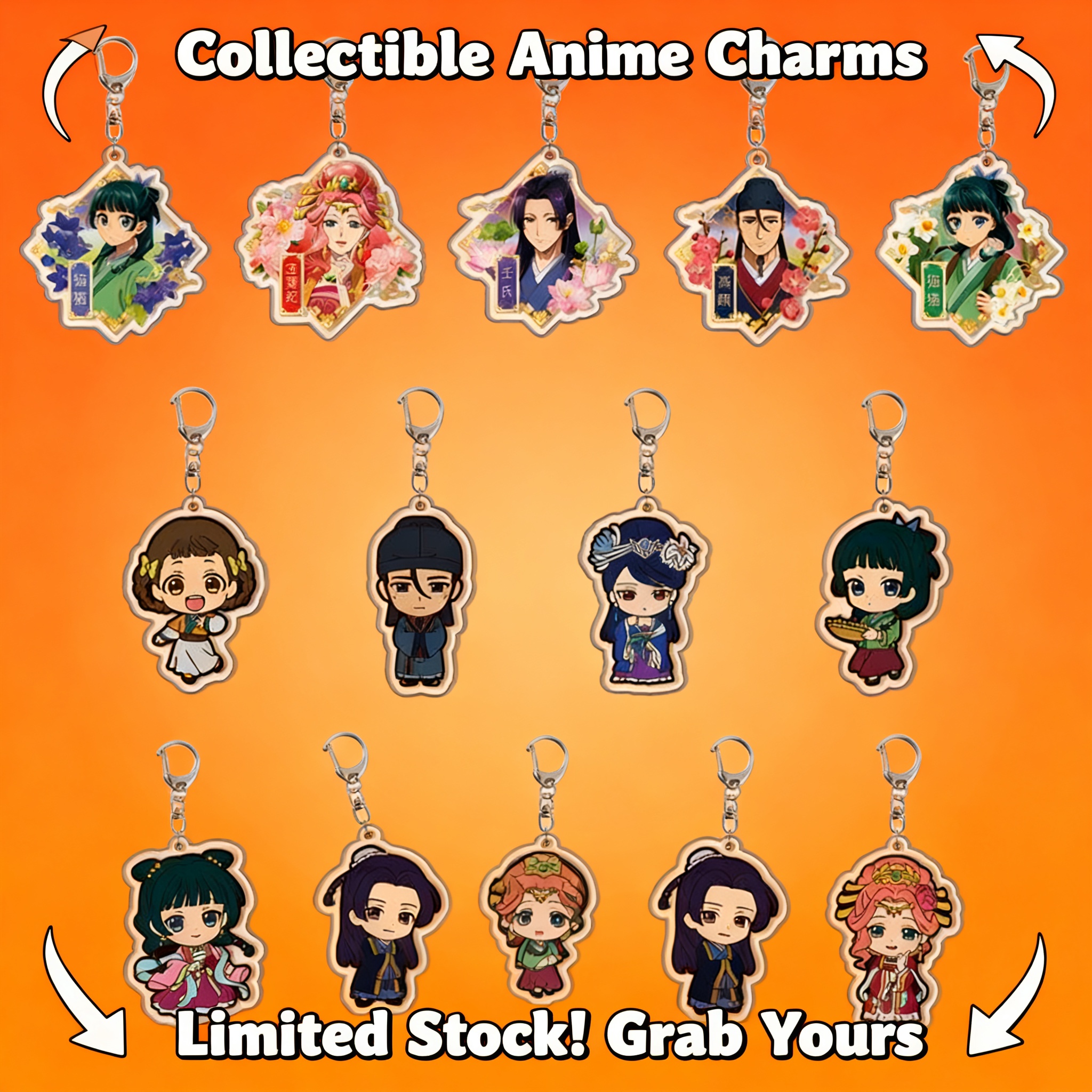 Anime Keychain Acrylic Keychai – Anime Merchandise Keychain recenzja i cena