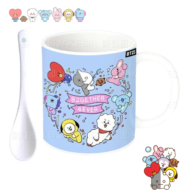 BT21 anime cartoon cute cerami – Anime Merchandise Mugs recenzja i cena